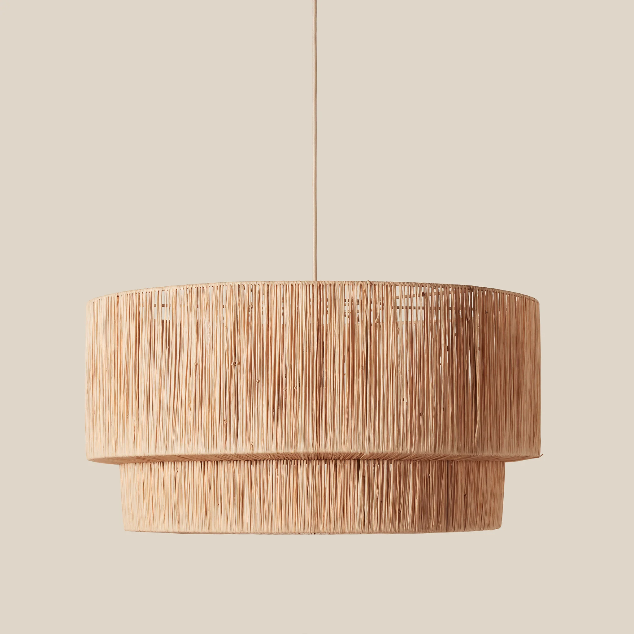 Cocktail Two-Tier Grass Pendant