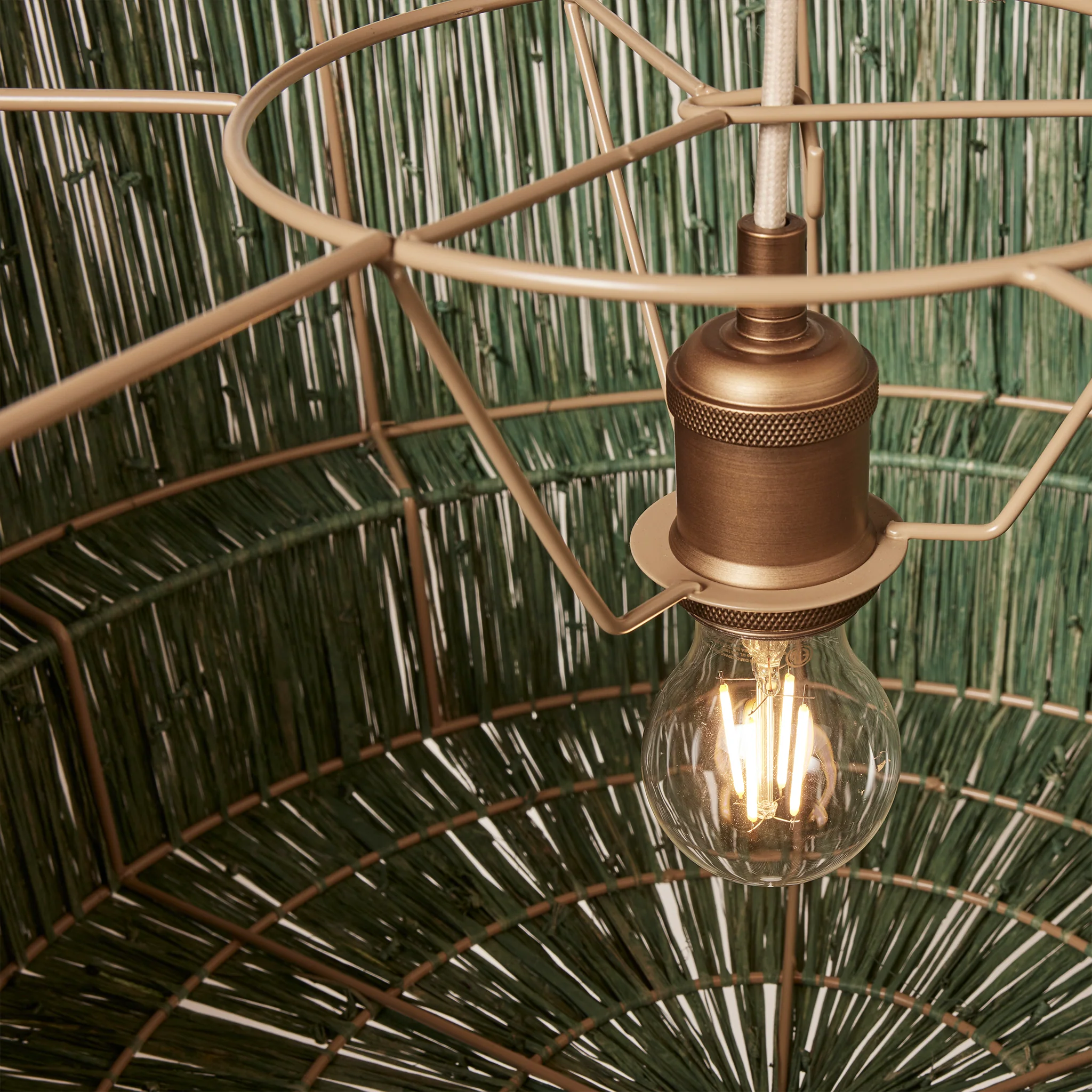 Cocktail Two-Tier Grass Pendant - Image 10