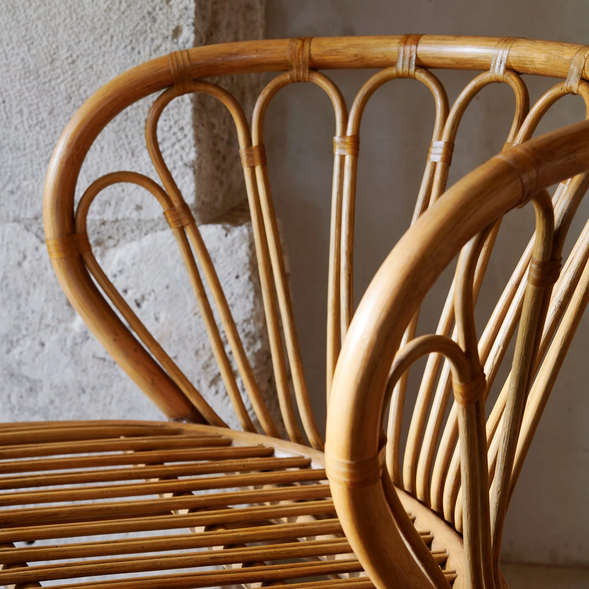 Coste Rattan Lounge Chair - Image 3