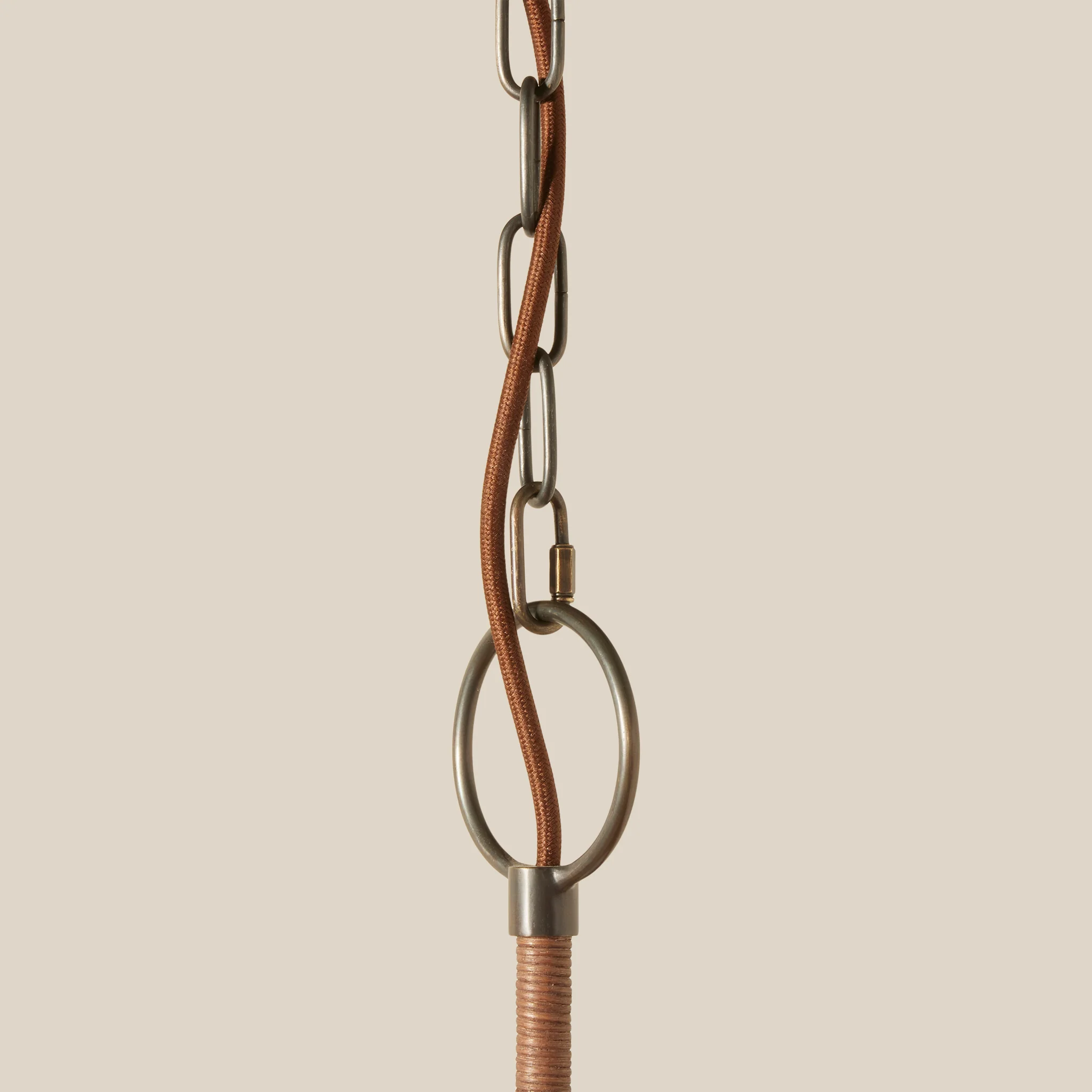 Delphine Wicker Chandelier - Image 5