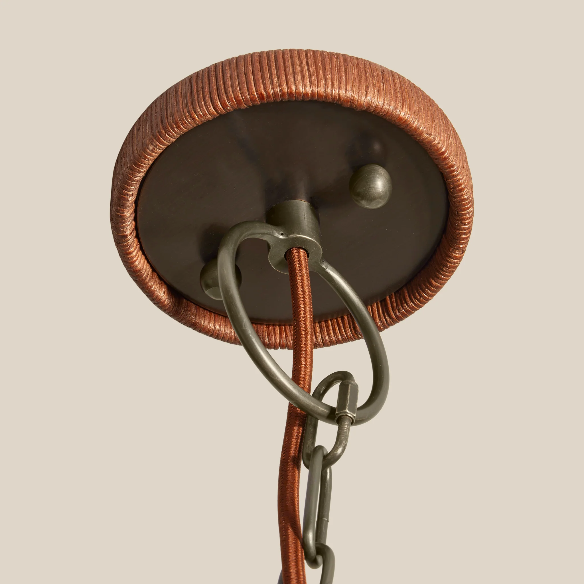 Delphine Wicker Chandelier - Image 6