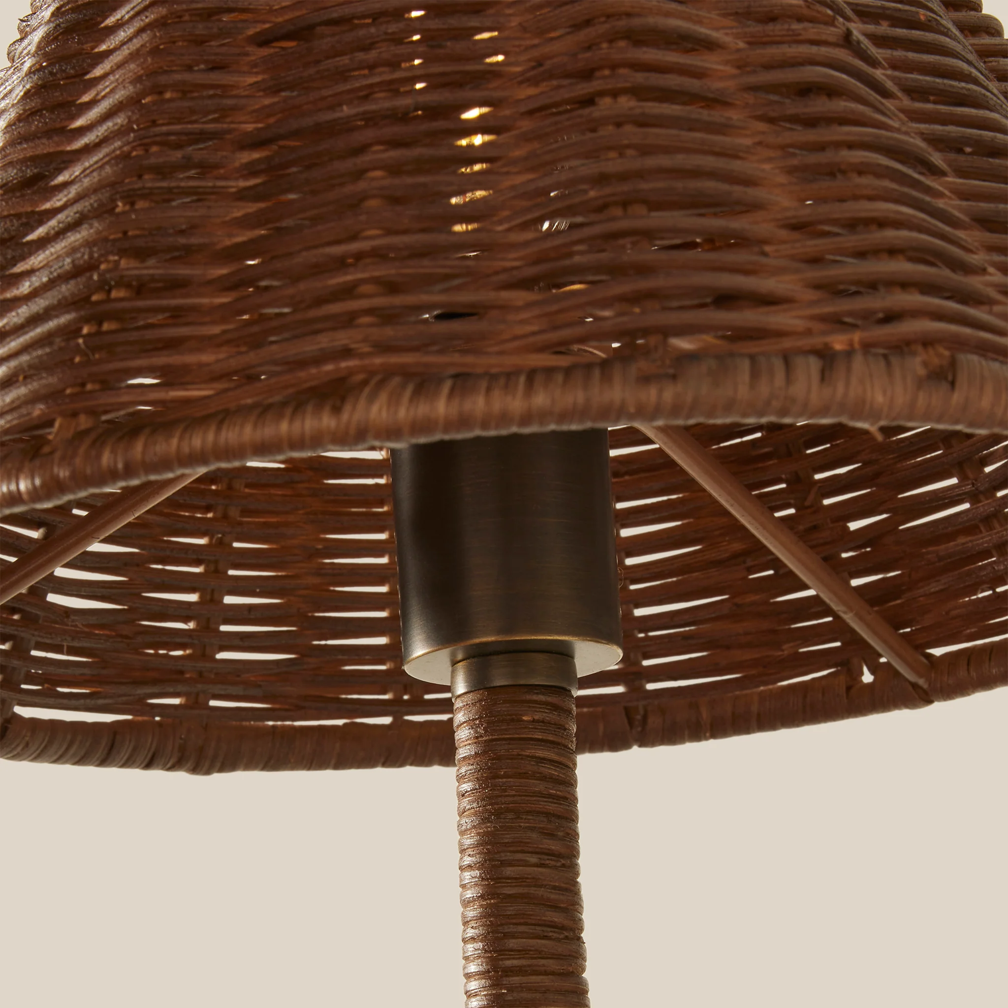 Delphine Wicker Sconce - Image 4