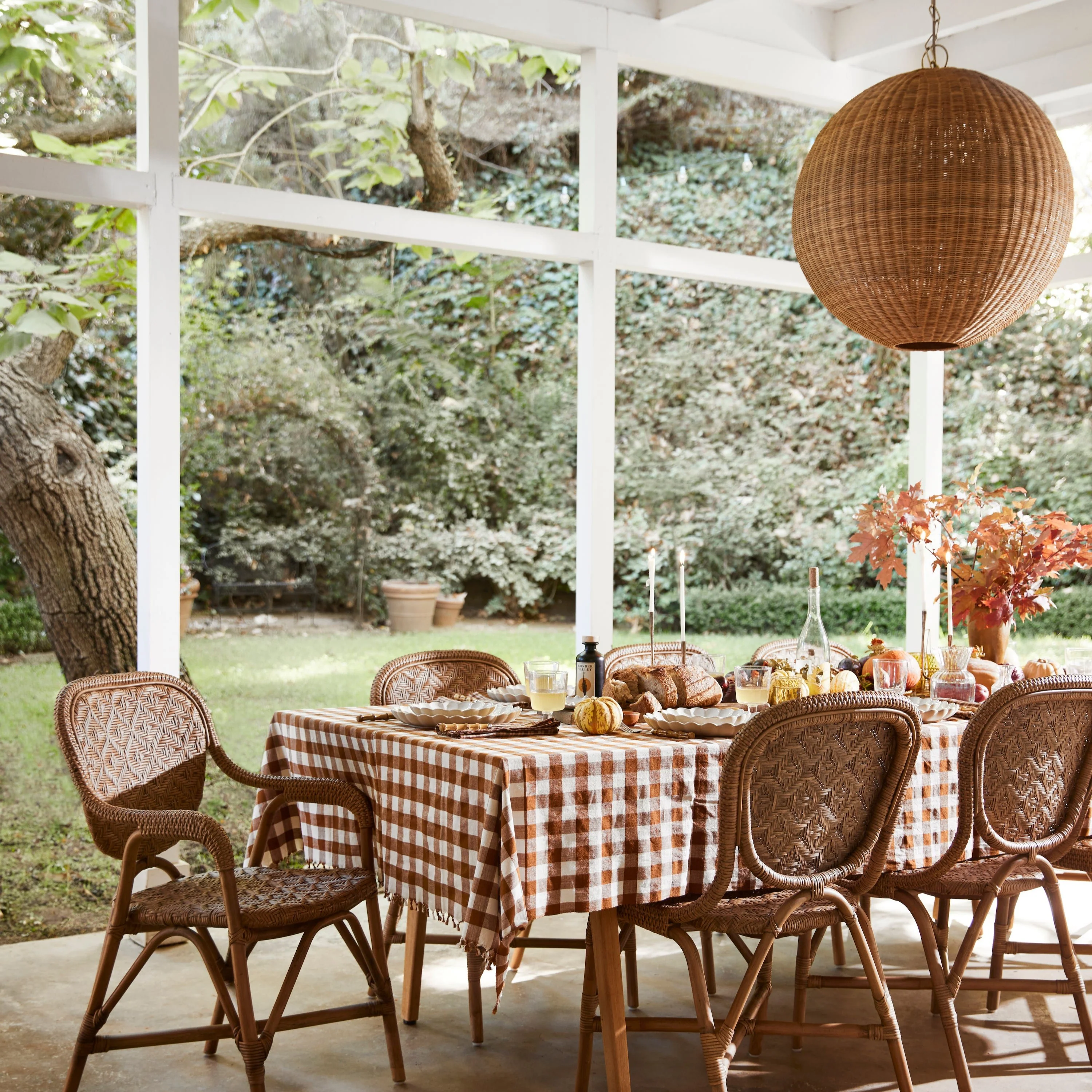 Heather Taylor Home Gingham Tablecloth - Image 4