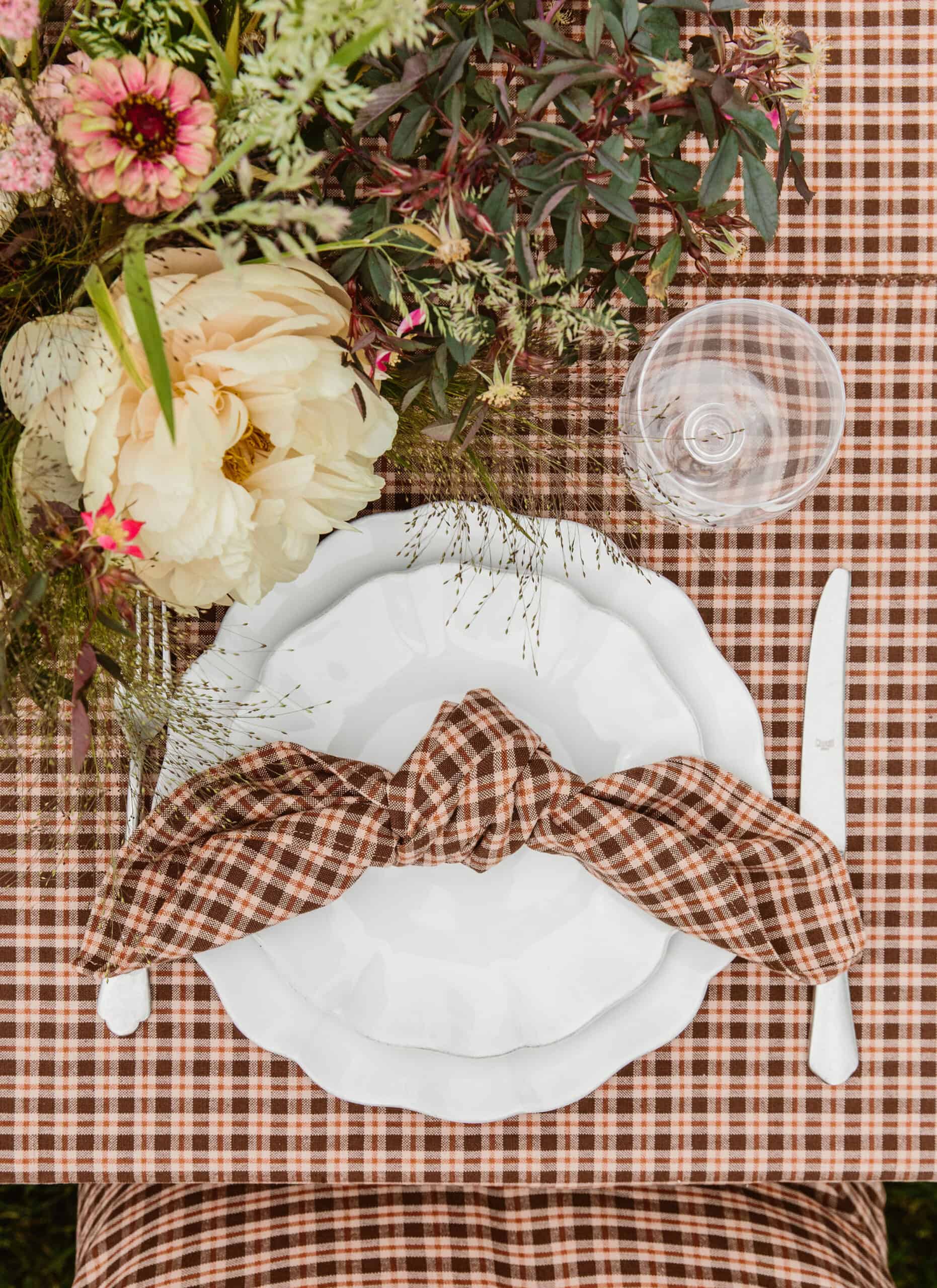 Heather Taylor Home Sienna Plaid Napkins, Set of 4 - Image 3