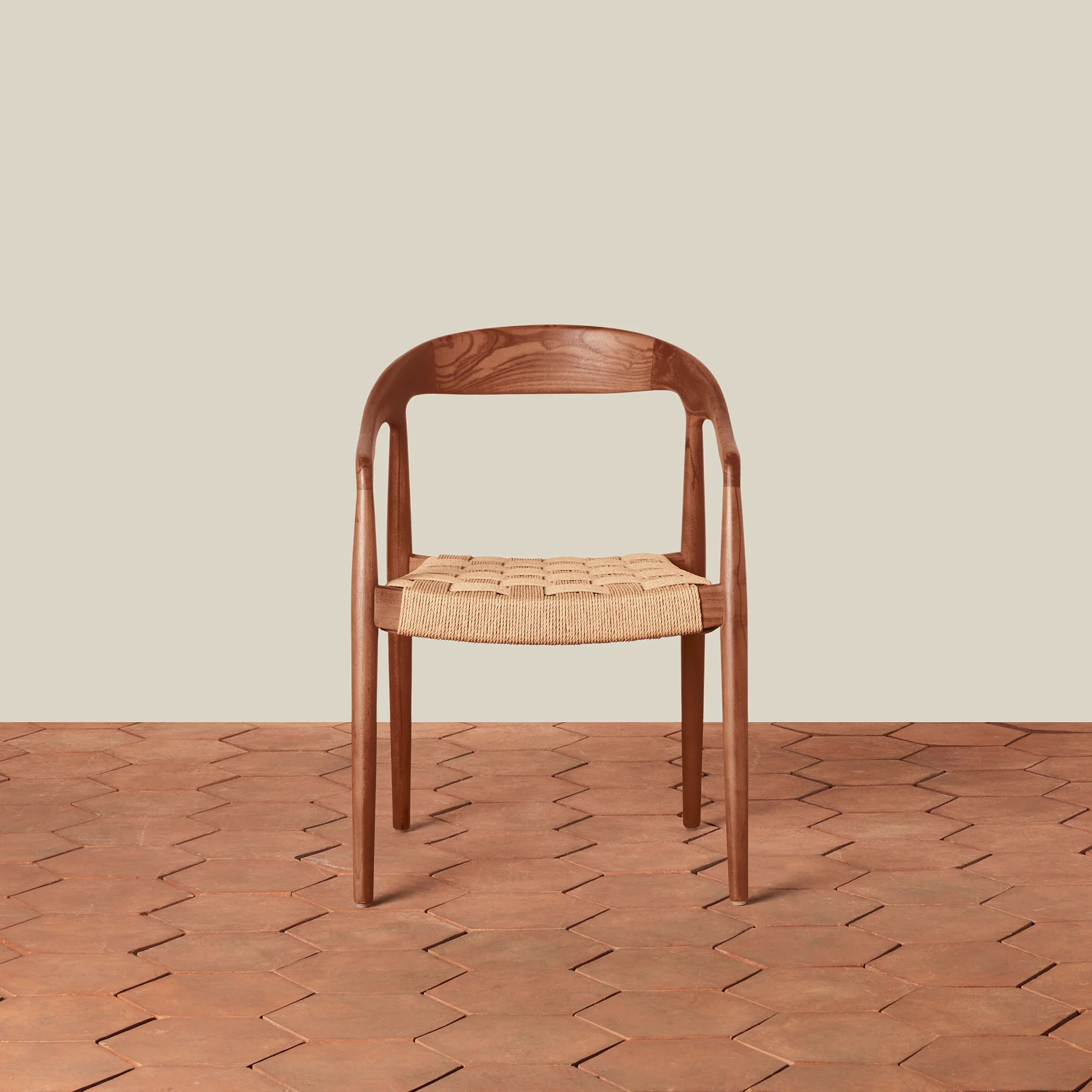 Ingrid Basketweave Arm Chair - Image 3