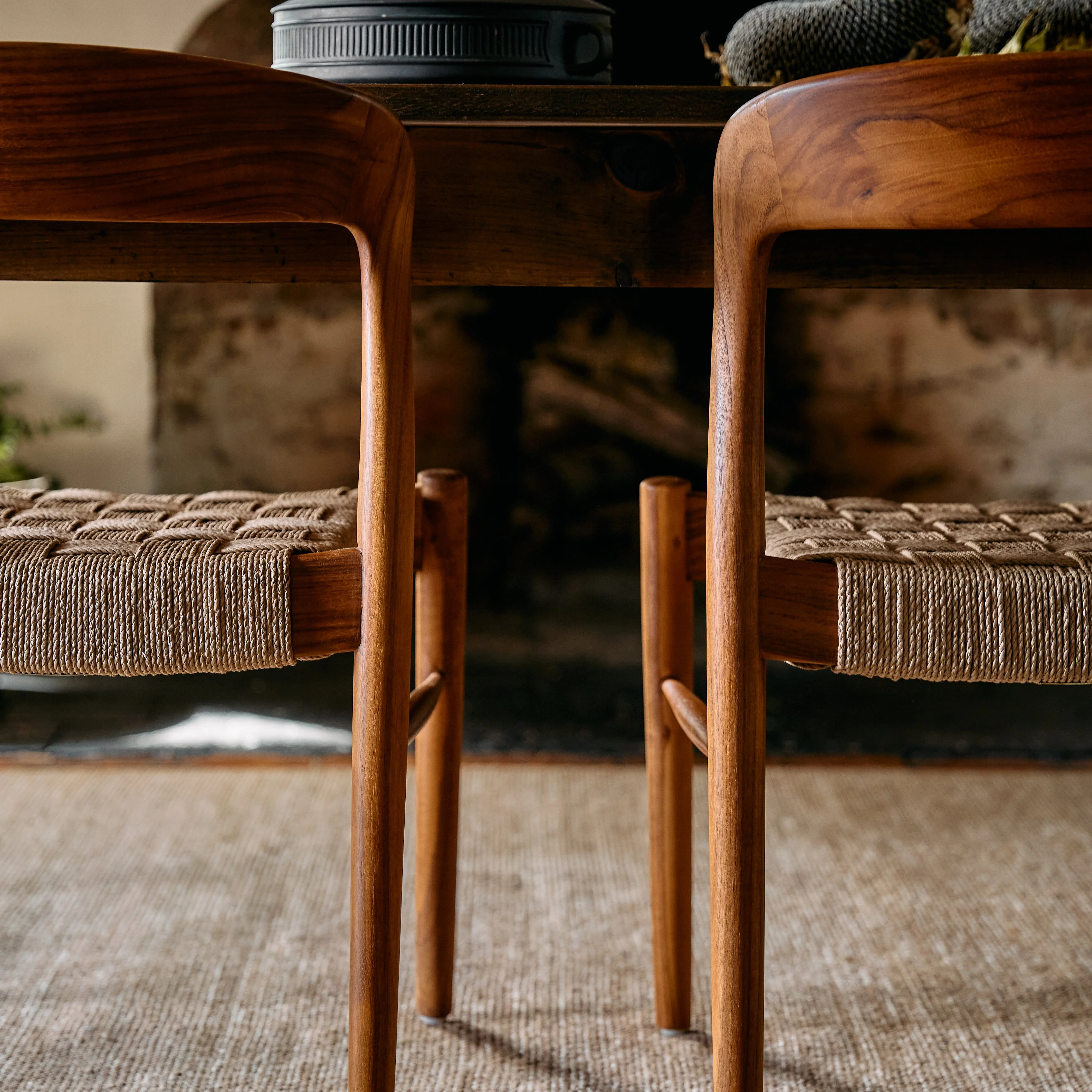 Ingrid Basketweave Side Chair - Image 3