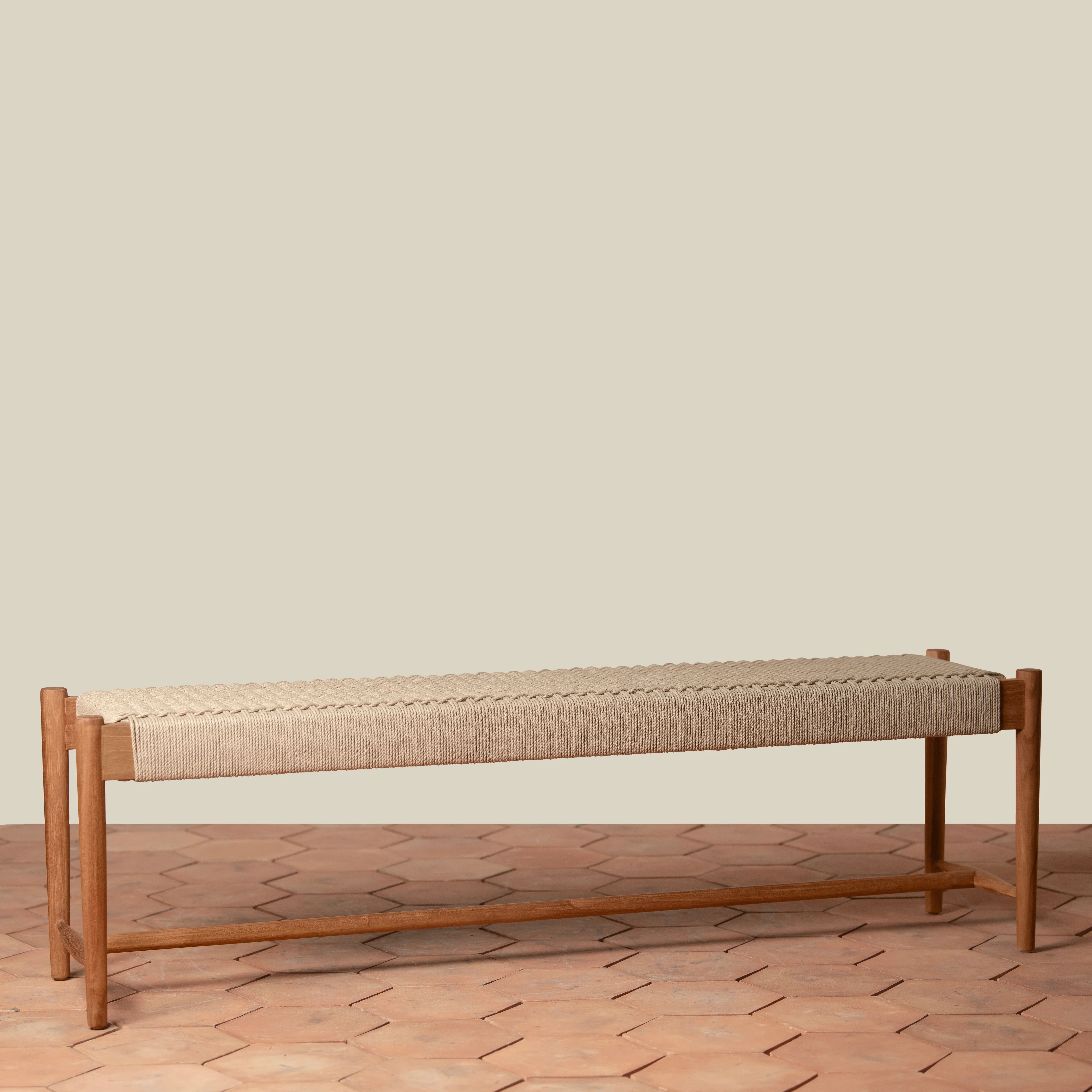 Ingrid Woven Bench - Image 5