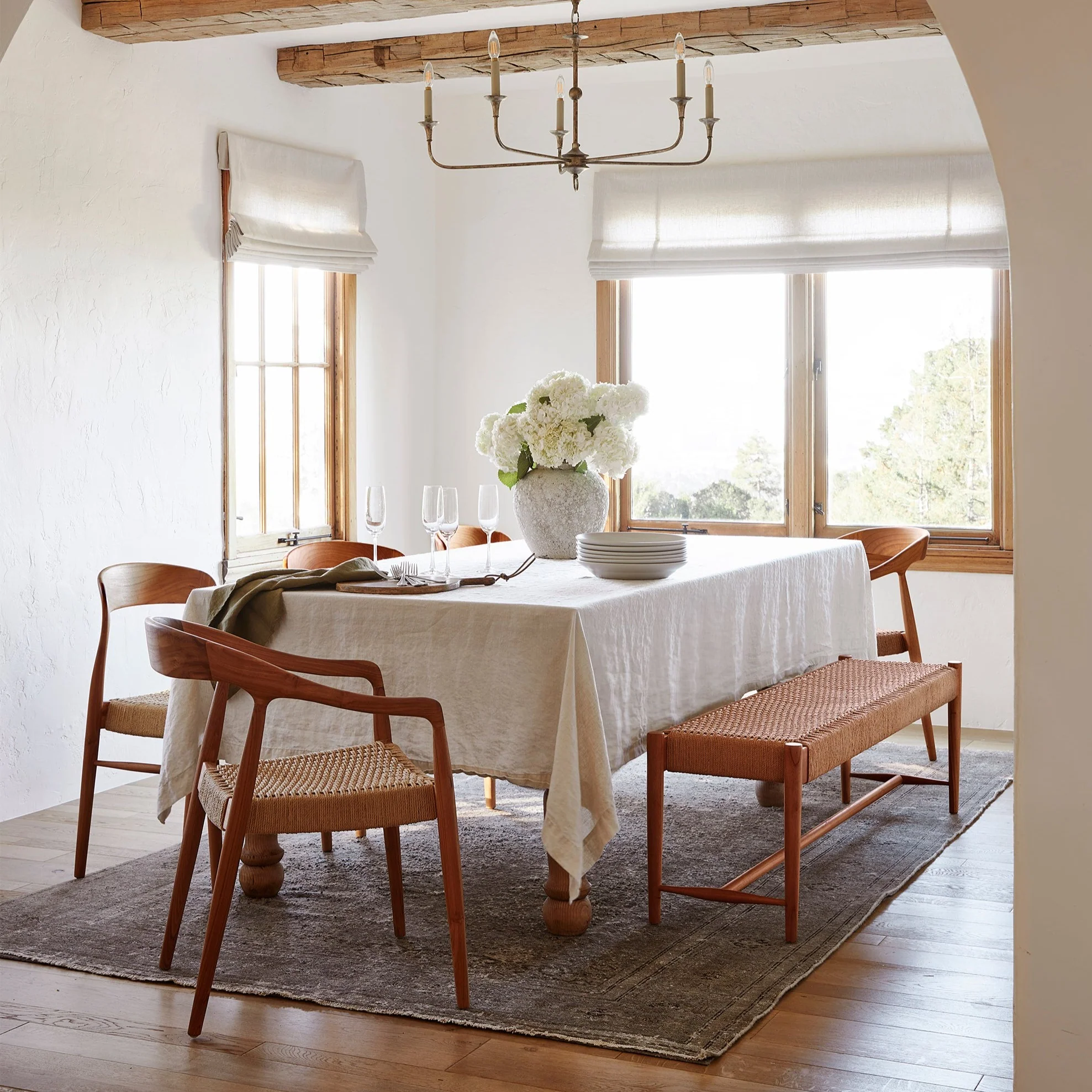 Ingrid Woven Bench - Image 6
