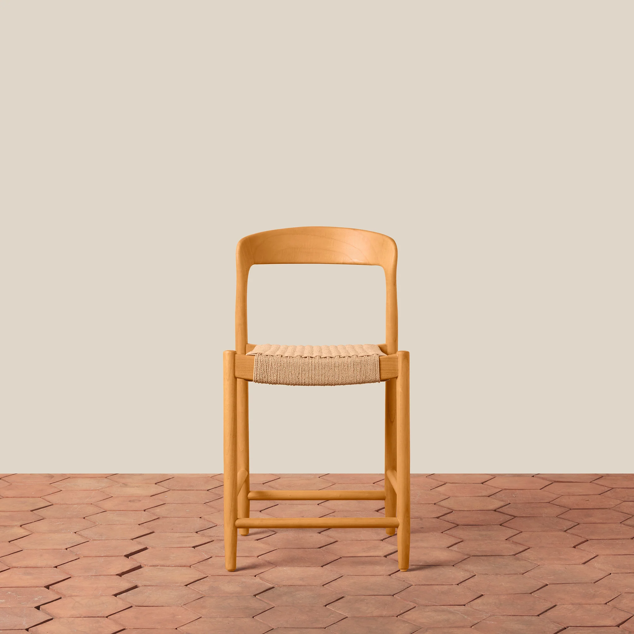 Ingrid Woven Counter Stool - Image 3