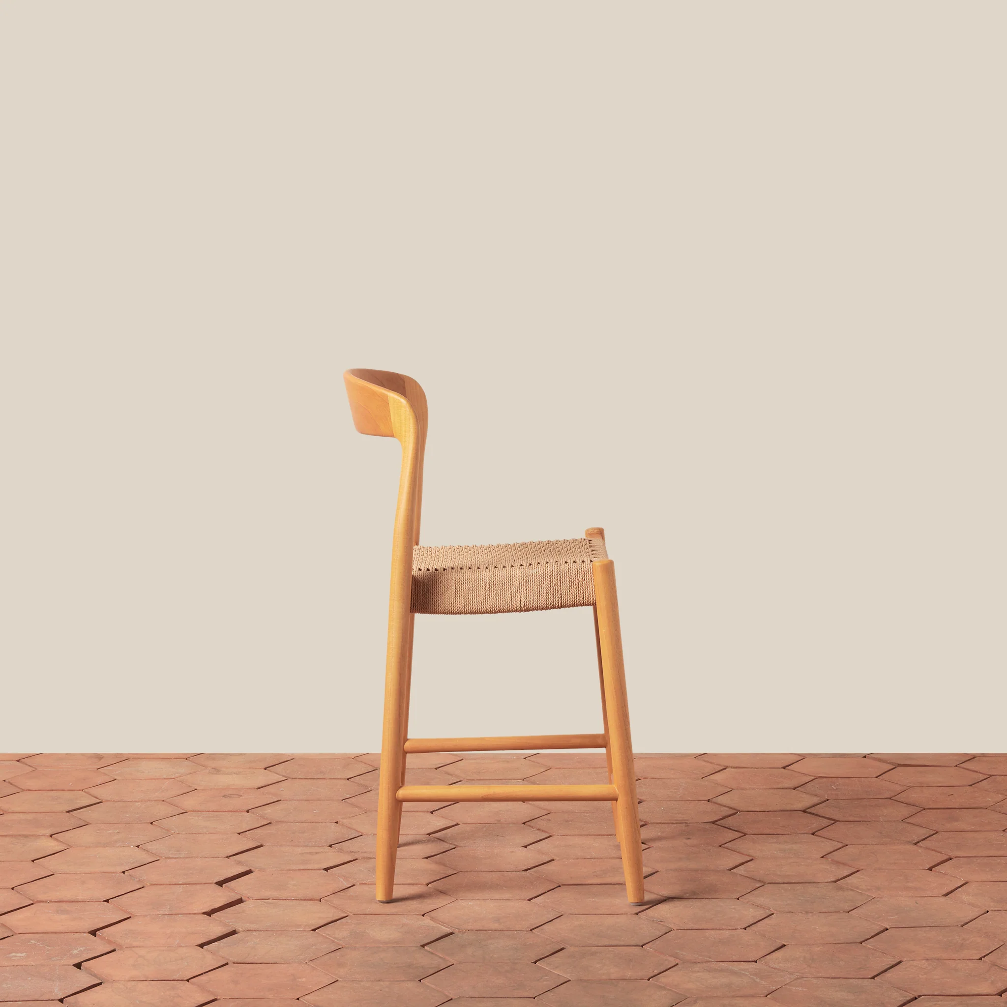 Ingrid Woven Counter Stool - Image 4