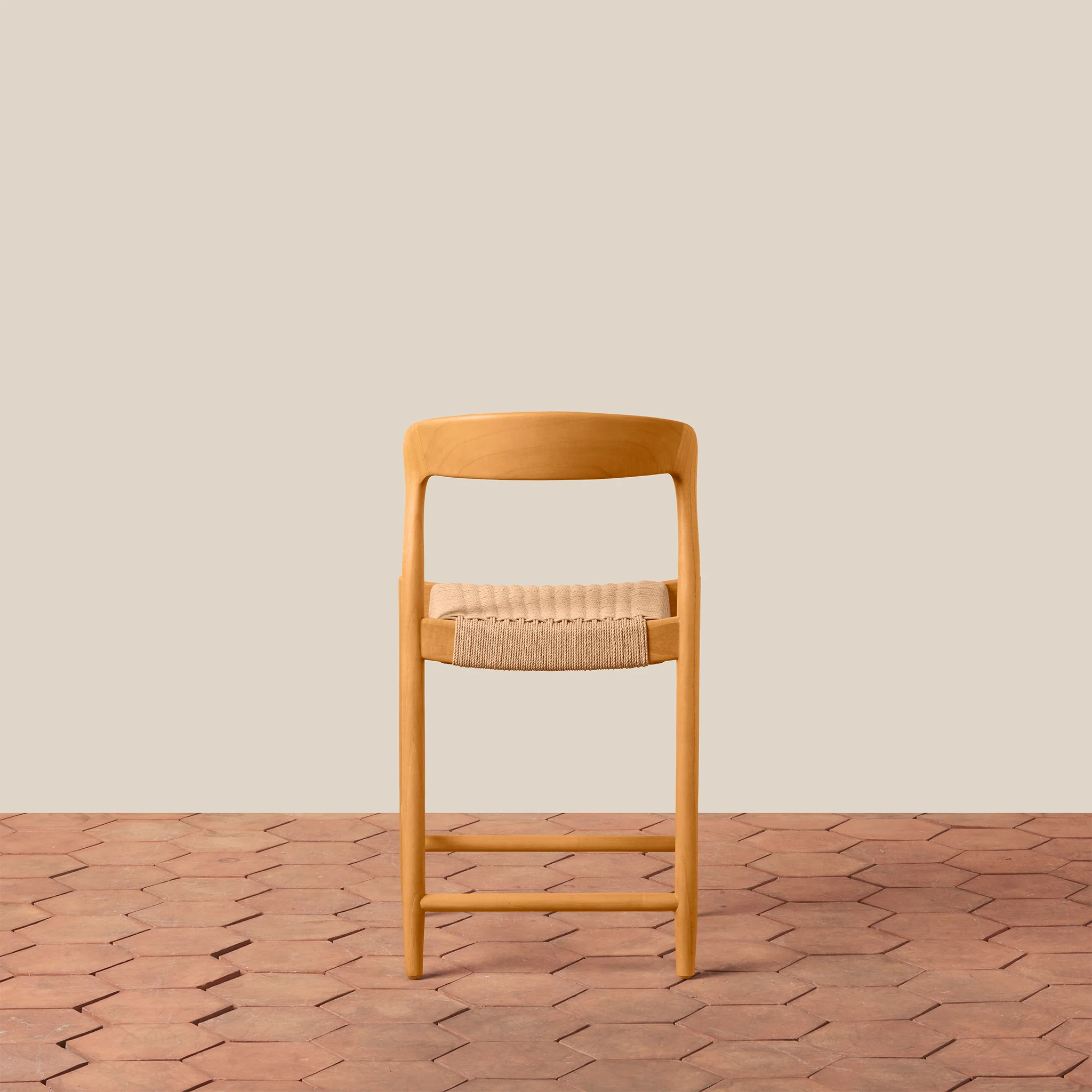 Ingrid Woven Counter Stool - Image 5