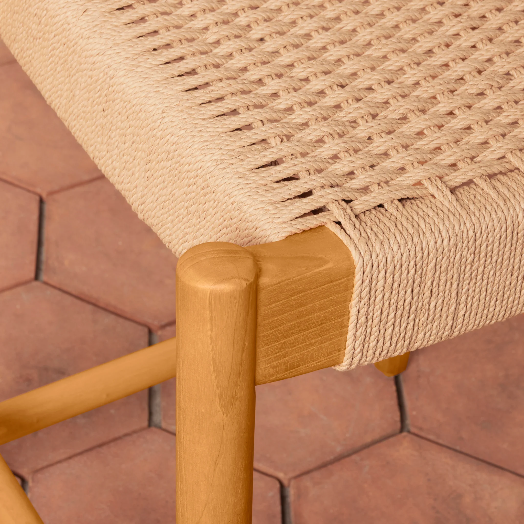 Ingrid Woven Counter Stool - Image 7