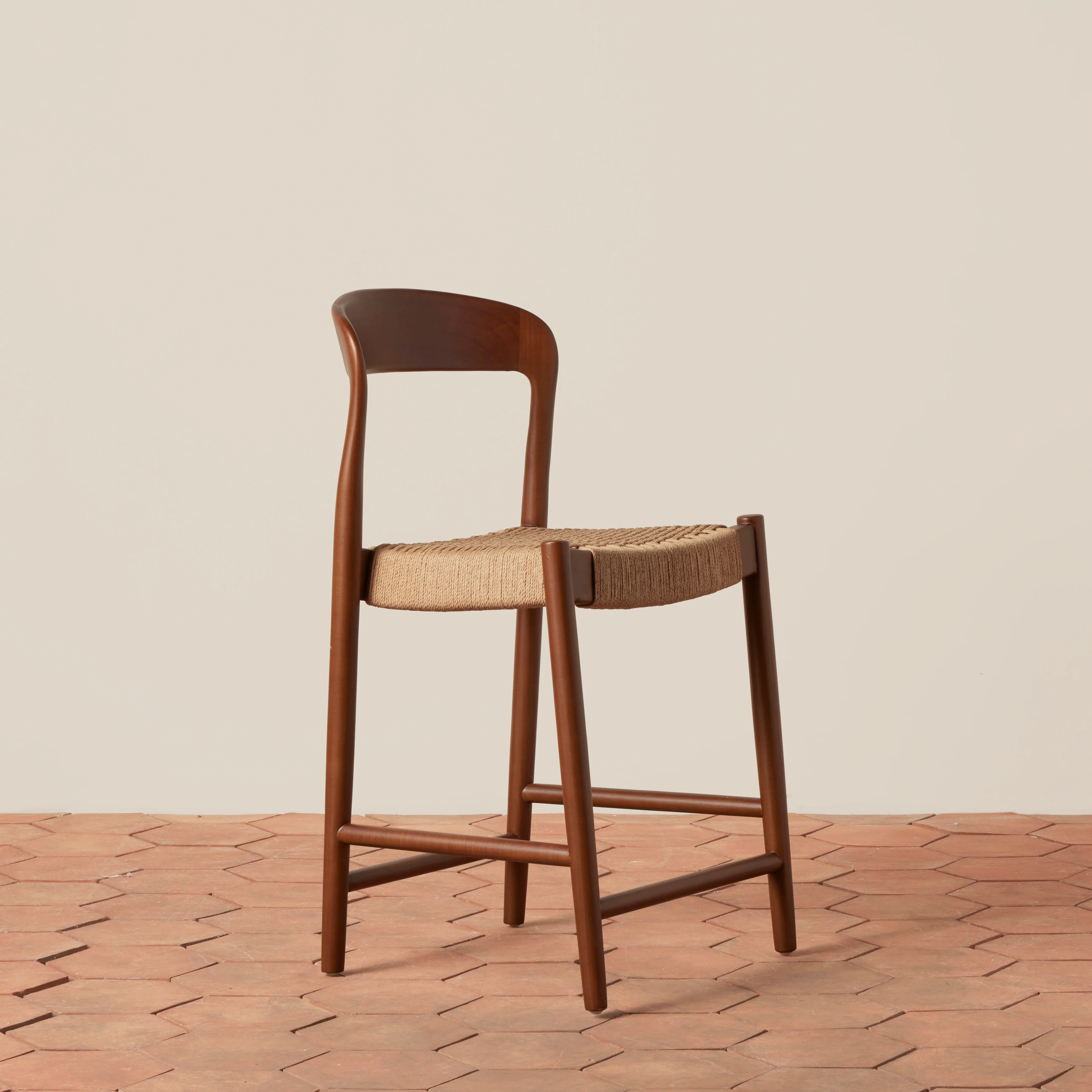 Ingrid Woven Counter Stool - Image 8