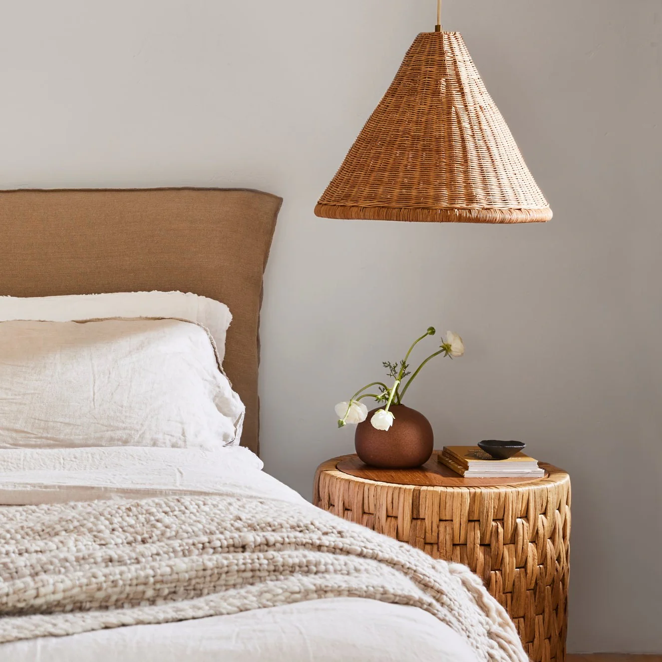Kasbah Rattan Tall Pendant - Image 3