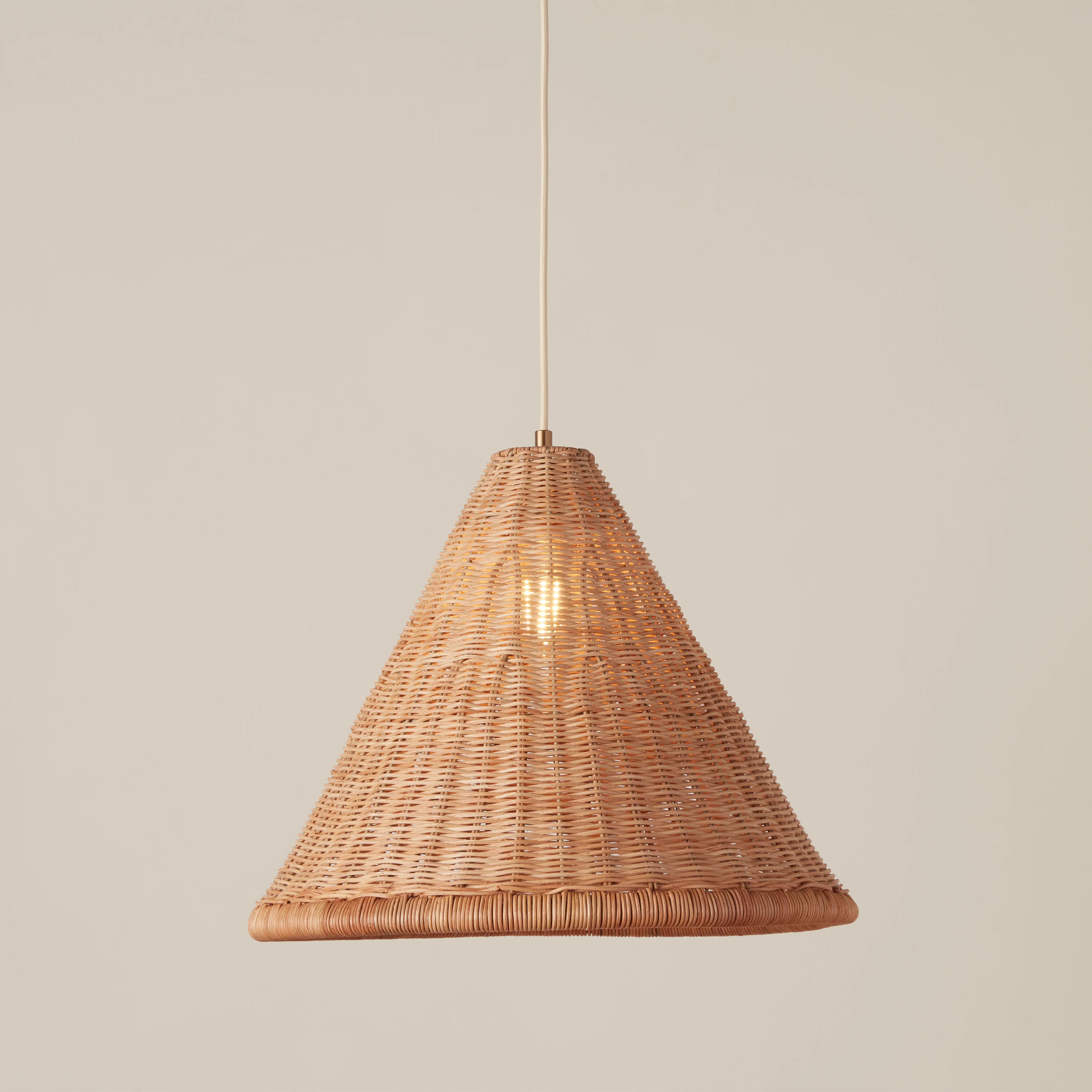 Kasbah Rattan Tall Pendant - Image 4