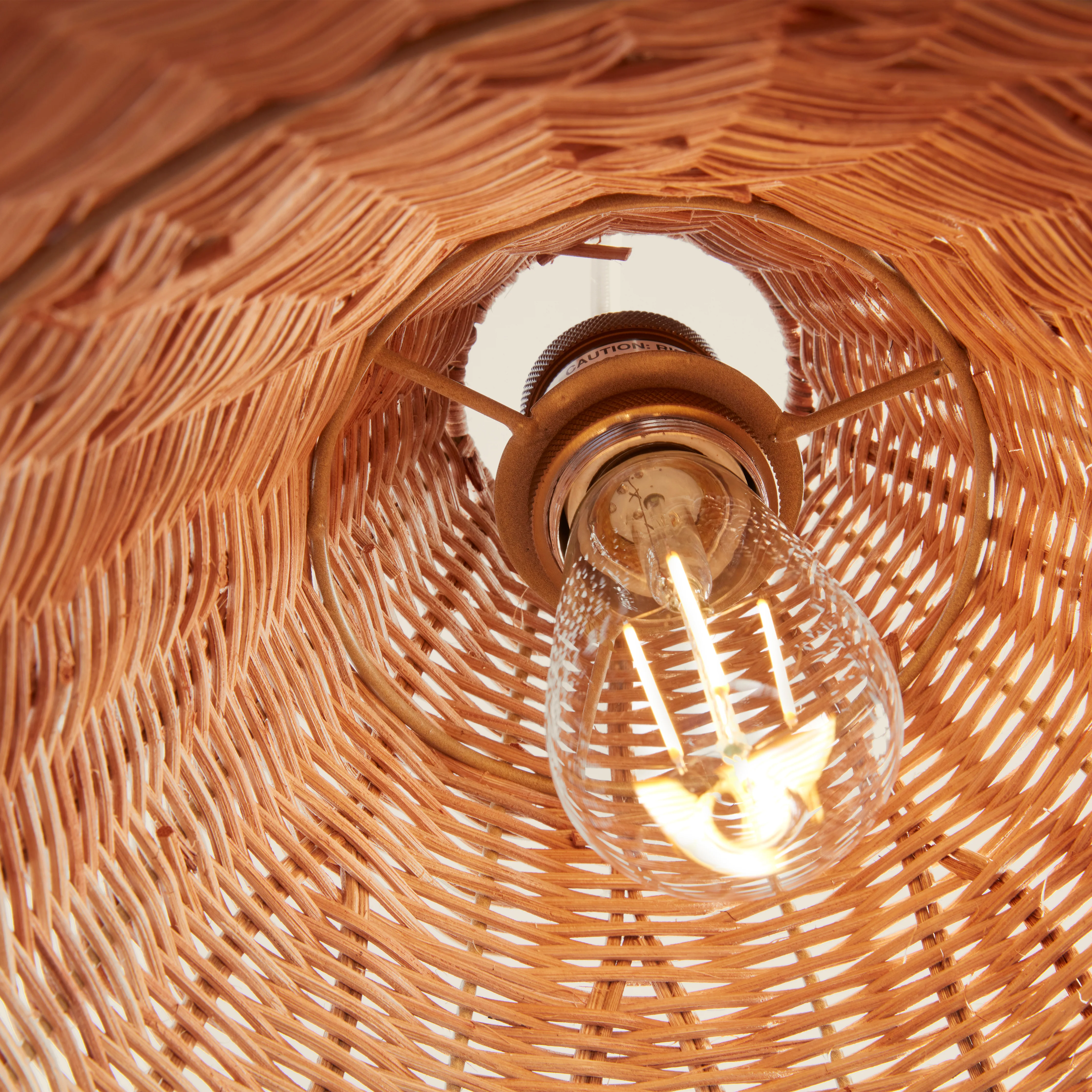 Kasbah Rattan Tall Pendant - Image 6