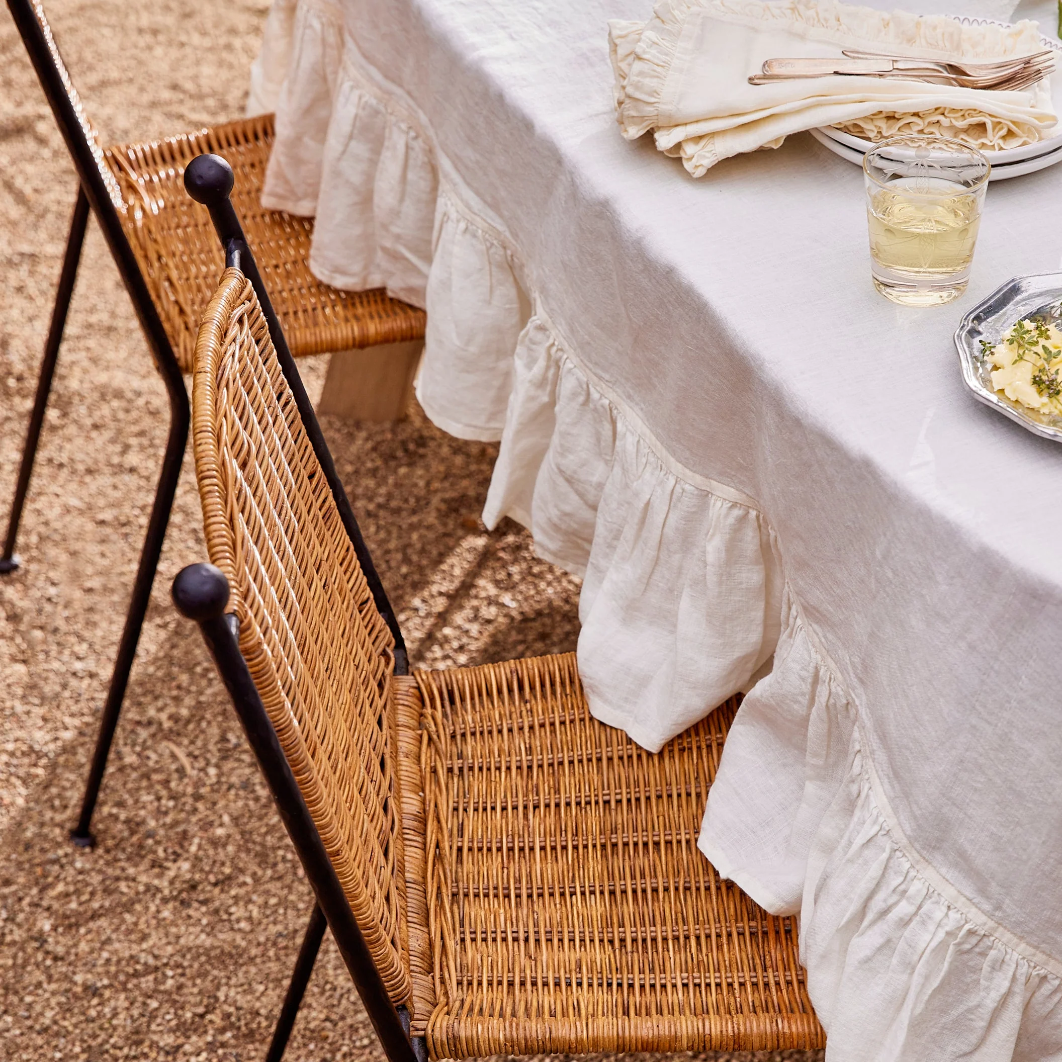 Lacoste Indoor/Outdoor Wicker Dining Chair - Image 3