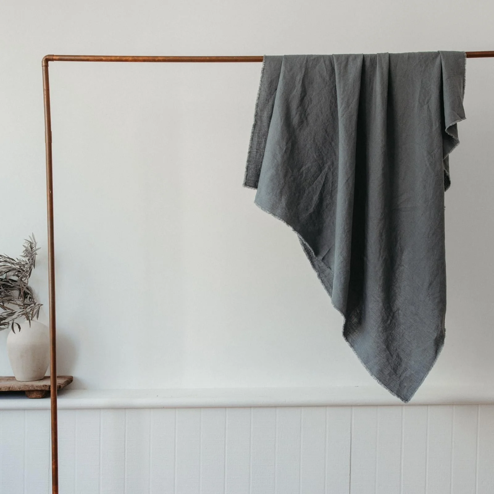 Linen Table Throw - Image 6