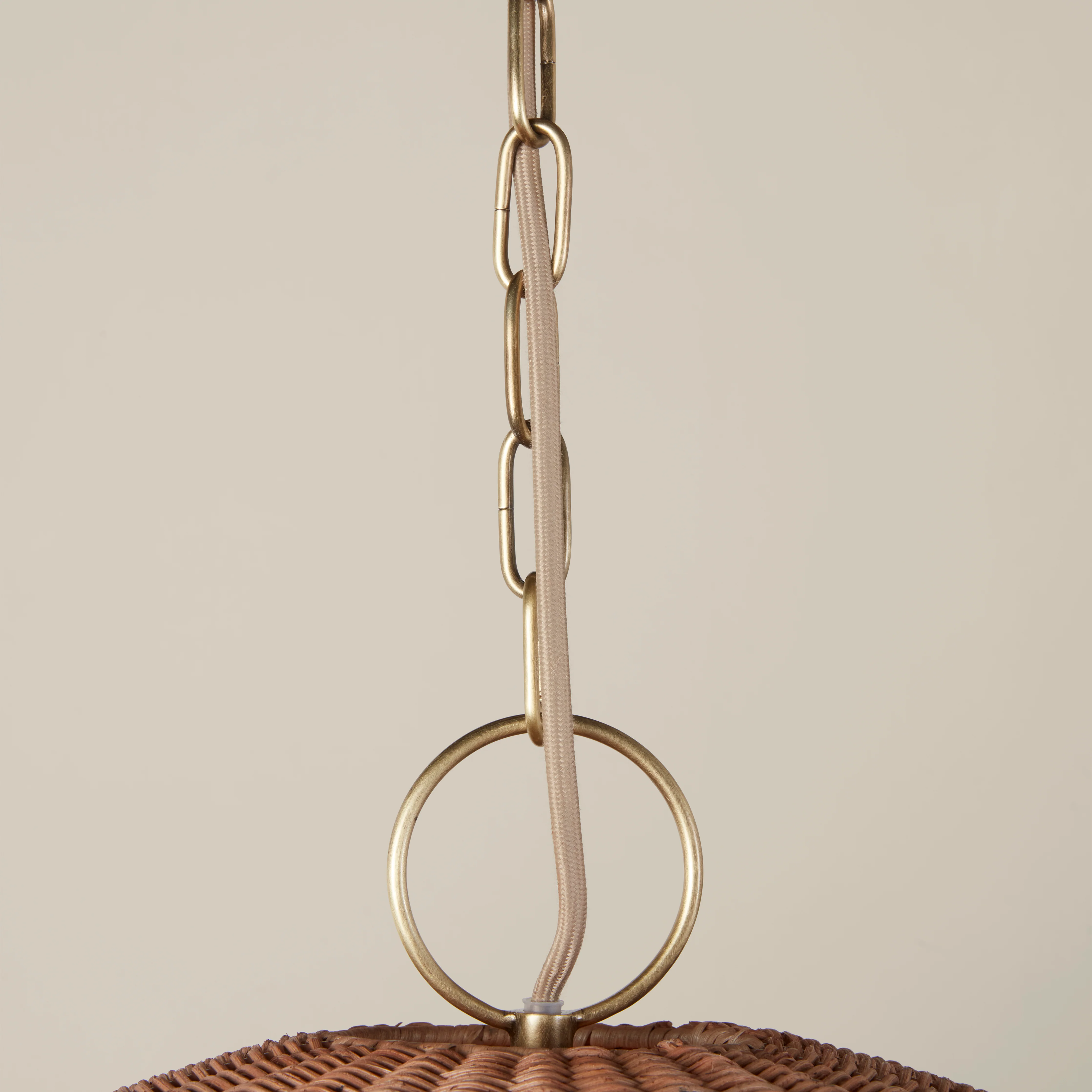 Miramar Rattan Round Chandelier - Image 4