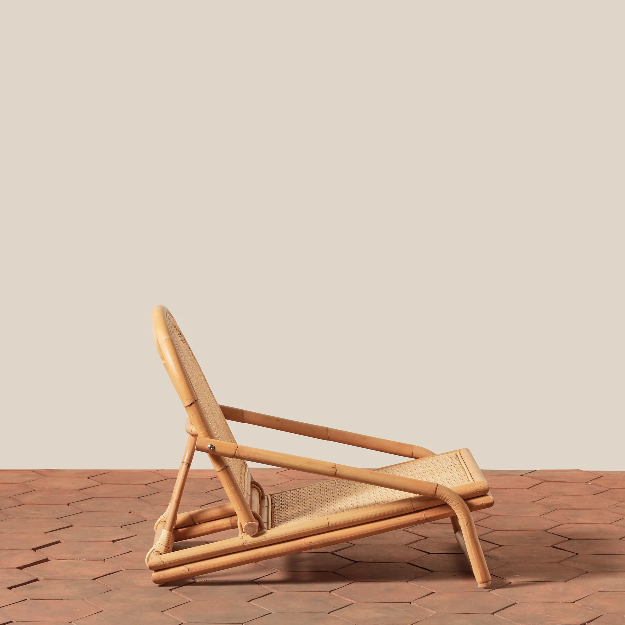 Montauk Folding Rattan Chair - Image 5