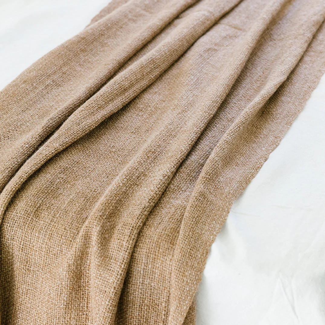 Puna Llama Throw | Oat - Image 3