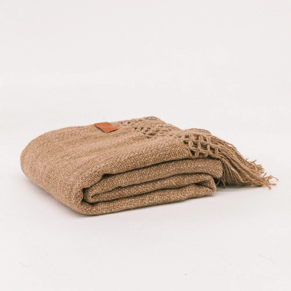 Puna Llama Throw | Oat - Image 4