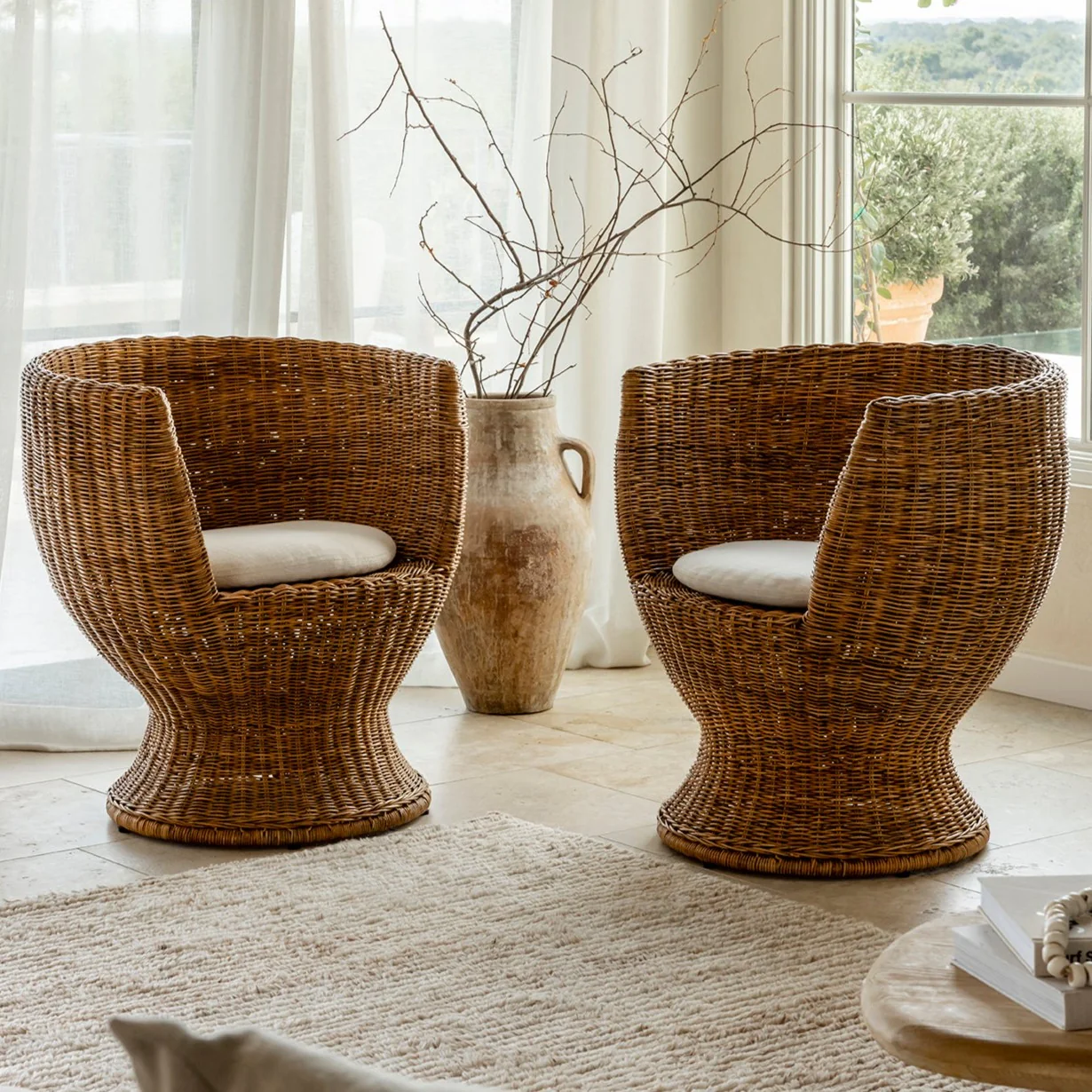 Siena Woven Lounge Chair - Image 3